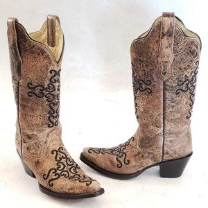 🤠 Corral Western Boots Gorgeous bling! Size 6 🤠